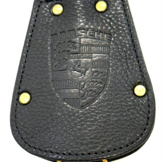 Porsche 356 Étui À Clés En Cuir Noir Reutter - Neuf Authentique