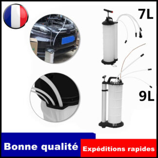 7L/9L Pompe à Aspiration Extraction Vidange Vide d'Huile Main Manuelle pour Moto