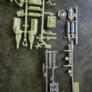 1968 Shelby Mustang GT-500 1/25 cobra Engine & Chrome Parts STK M6A