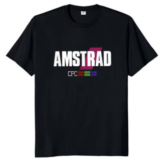 Amstrad CPC 464 6128 T-shirt Retrogaming Vintage Noir Taille L NEUF