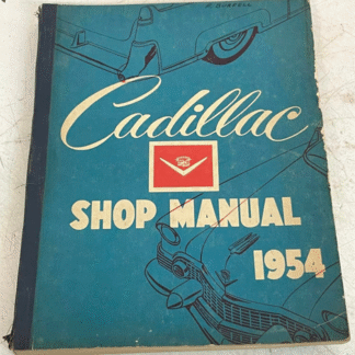 Vintage Original 1954 Cadillac Shop Manual