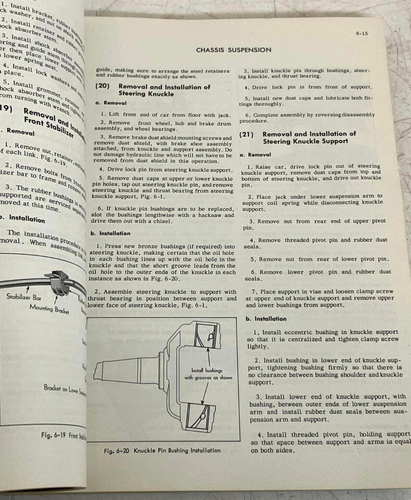 Vintage Original 1954 Cadillac Shop Manual