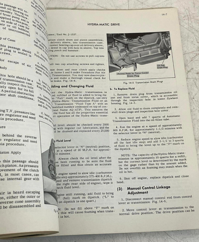 Vintage Original 1954 Cadillac Shop Manual