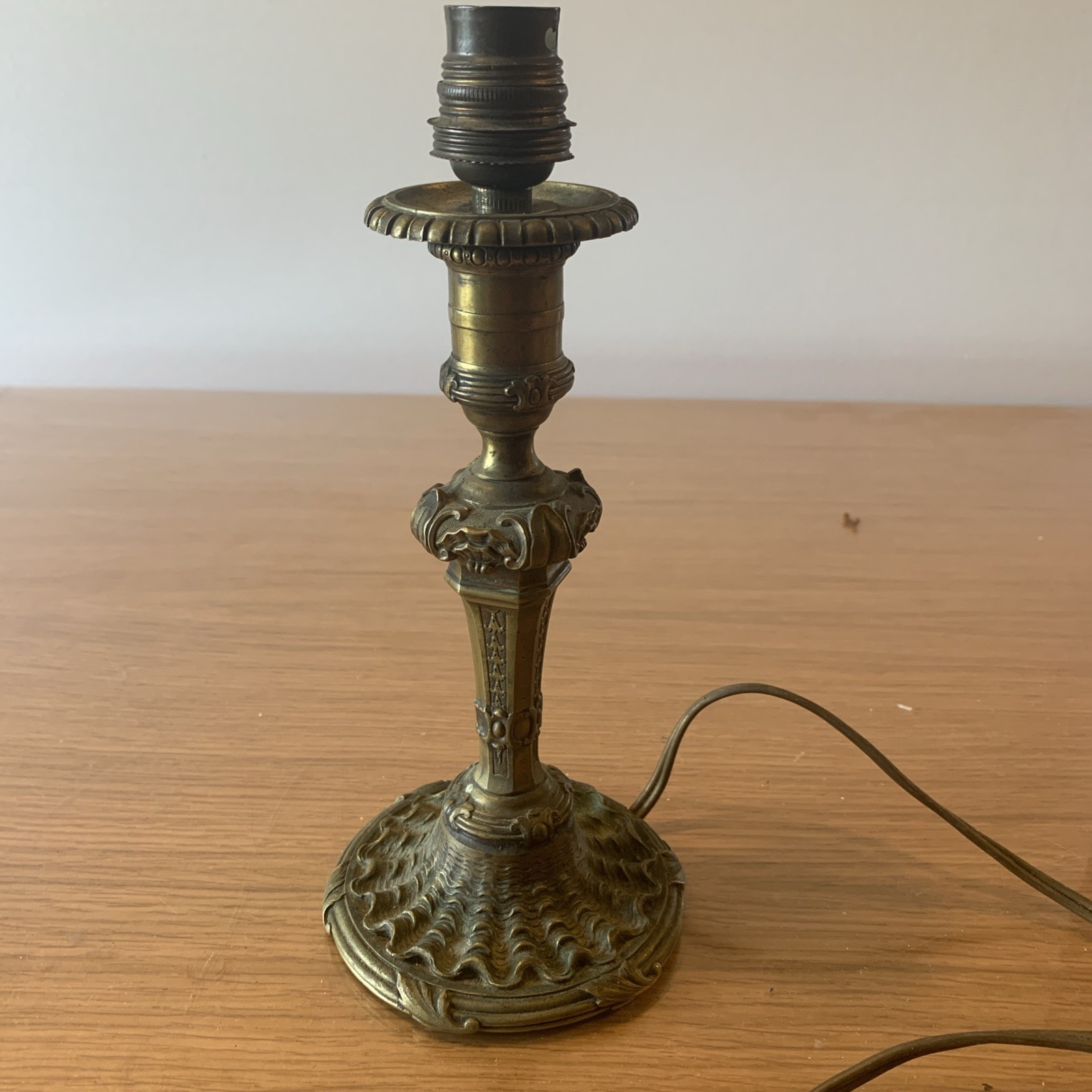 pied de lampe art déco Bronze Ref GG 25 Cm