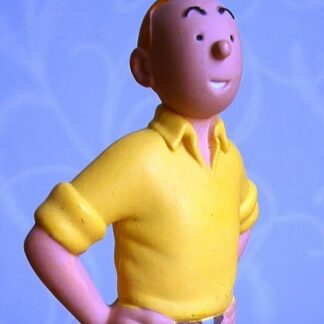 NEUF! FIGURINE PVC 8cm - 'TINTIN DEBOUT'  Scellée avec ticket bleu - Moulinsart