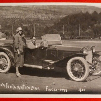 Phot Carto. Fiuggi Lancia Lambda Firma Lante De La Rovere 1925 (C 50)