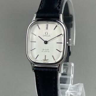 Montre vintage femme OMEGA De Ville 591.0084 argent pile neuve bracelet...