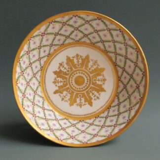 Soucoupe Litron- Porcelaine Manufacture Royale de Sèvres - Barrat - 1786 -XVIIIe