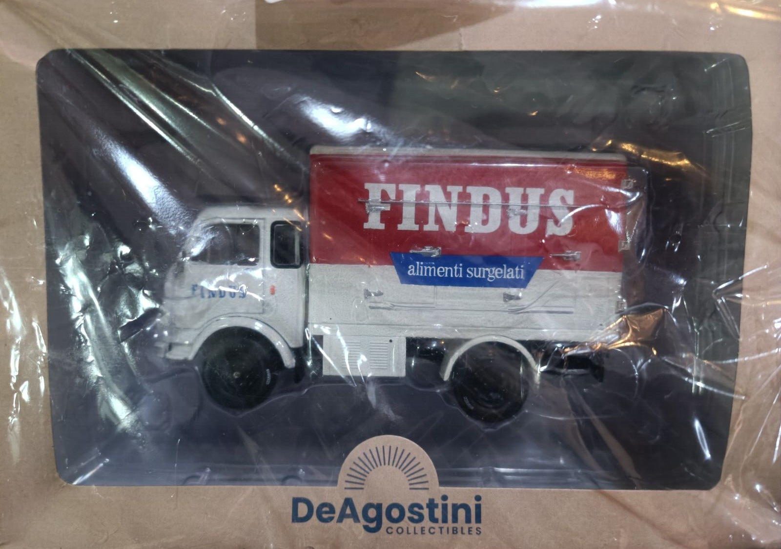 Om Leoncino Findus 1965 Camions Vintage 1:43 + Fascicule Deagostini N.#10