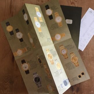 Used - Vintage Boutique Catalog Patek Philippe Magasin Rue Du Rhône 1988