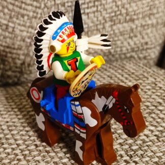 LEGO Figurine Chef Indien + Cheval Western 5923 6746 6763 6766