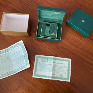 Rolex Box Bufkor Vintage Mint Outter Box + Papers