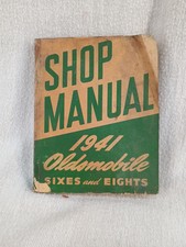 1941 Oldsmobile Original Shop Manual 41 Olds Repair Service Book OEM Dealer VTG