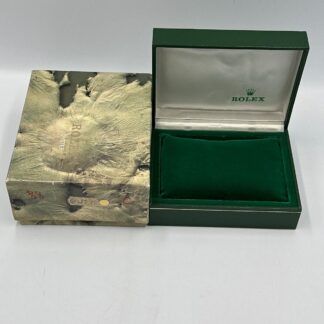 VINTAGE AUTHENTIQUE ROLEX 69173 Datejust boîte de montre boîtier bois cuir 24...