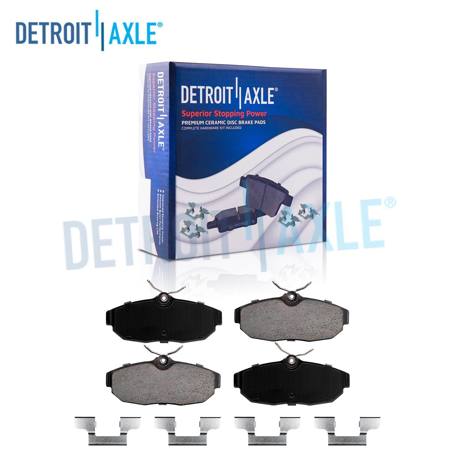 Rear Ceramic Disc Brake Pads for 2005 2006 2007 2008 2009 2010 2011 Ford Mustang