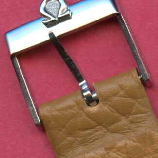 Vintage Acier Ou Plaqué Or OMEGA Boucle 16mm Interne Diamètre - Sans Bracelet