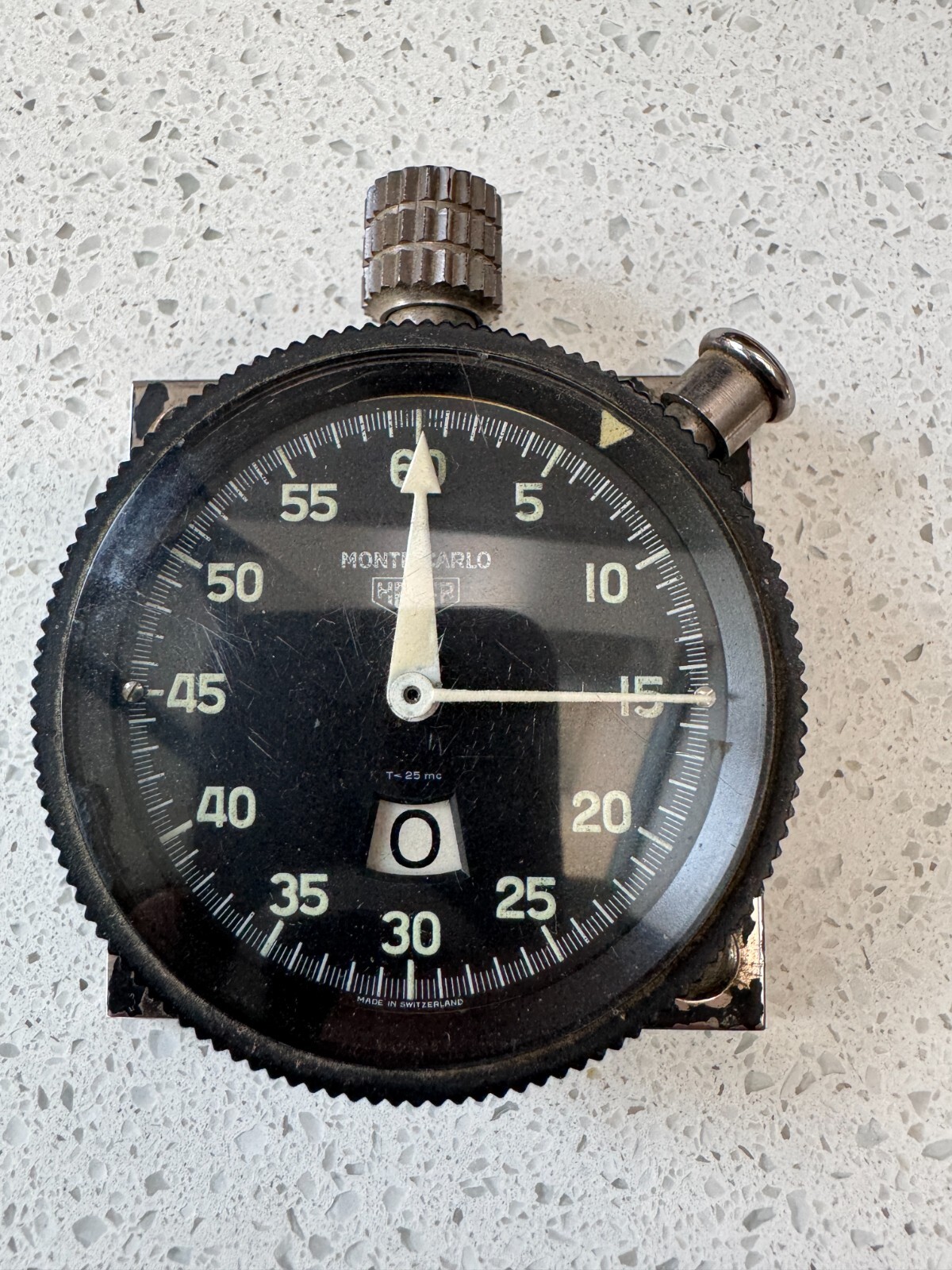 Heuer Monte Carlo – Chronomètre mécanique de rallye vintage