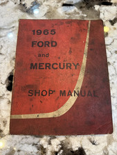 Original 1965  Ford and Mercury Service Shop Manual Vintage Car Auto