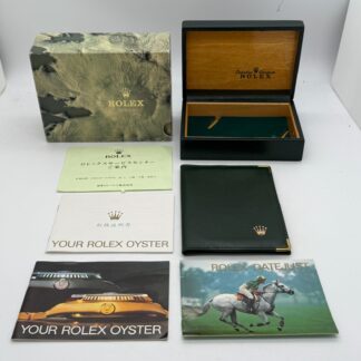 Vintage Rolex Genuine Datejust 16013 watch box 68.00.3 Booklet Pass case