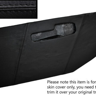 Couvre Trim De Porte Avant 2X Noir S'adapte À Jaguar E Type Série 2