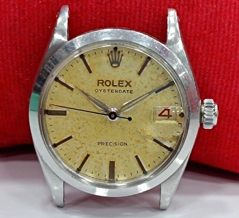 Montre vintage Rolex OysterDate Precision réf 6466 à remontage manuel...