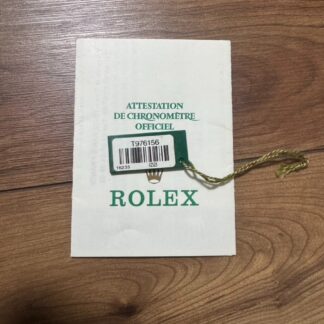 VINTAGE AUTHENTIQUE ROLEX 16233 Datejust Watch paper 110 T976156 1999'...