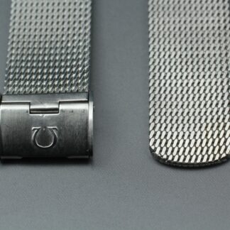[Presque comme neuf] Bracelet vintage en maille milanaise inox 18 mm OMEGA 20...