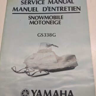 Original Yamaha OEM Owner Service Manual Shop Book Vintage GS338G 884-28197-70