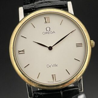 Omega De Ville Vintage Or Quartz Montre Hommes Authentique Travail De