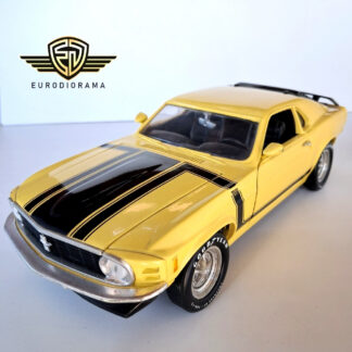 1/18 FORD MUSTANG BOSS 302 ERTL jaune  AMERICAN MUSCLE miniature 1/18 sans boite