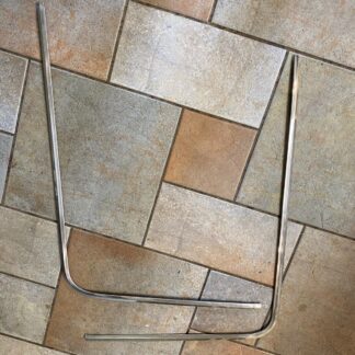 1969 1970 Mustang FASTBACK Shelby ORIG REAR WINDOW TRIM MOLDINGS  2 Large Parts