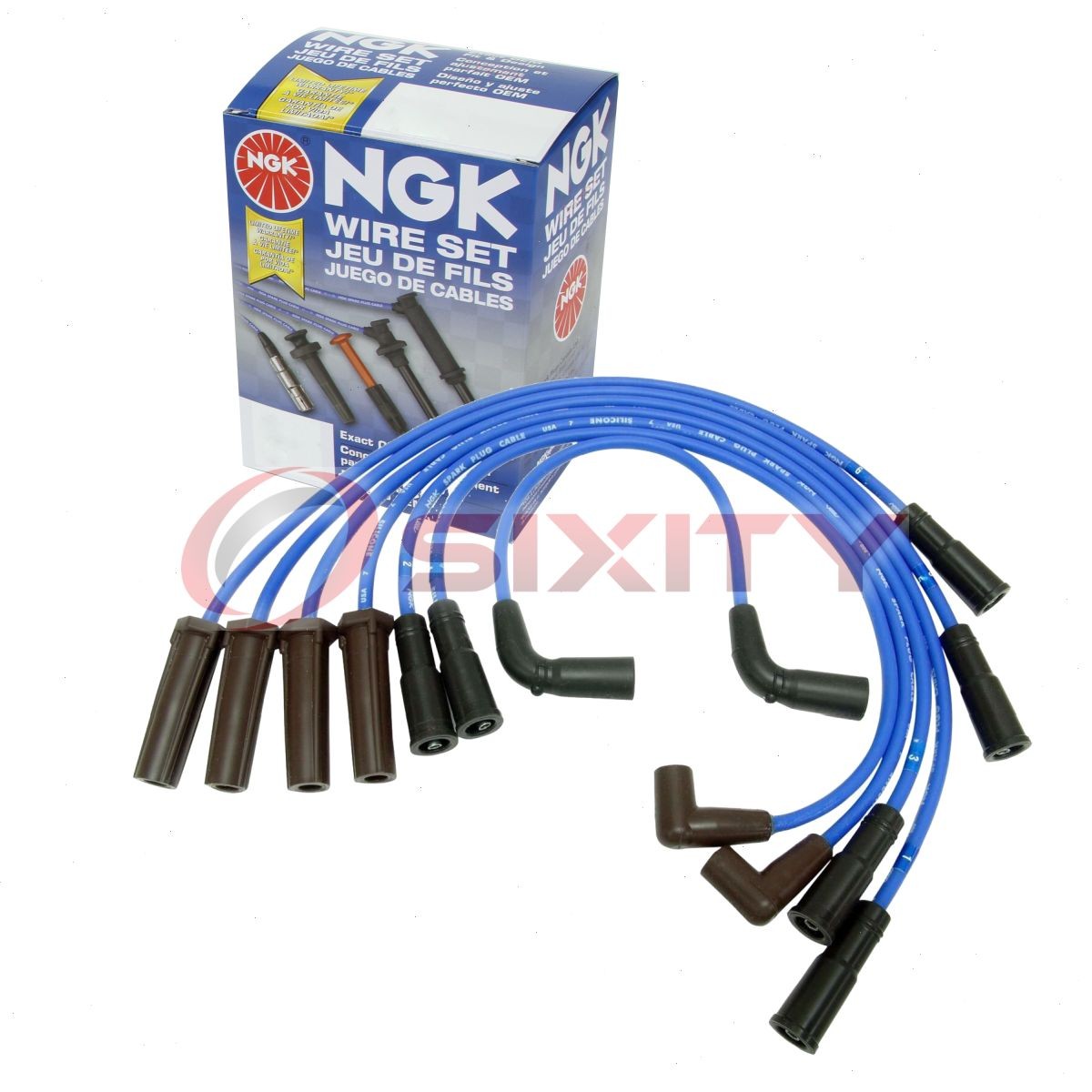 1 pc NGK Spark Plug Wire Set for 2007 Chevrolet Silverado 1500 Classic 4.3L al