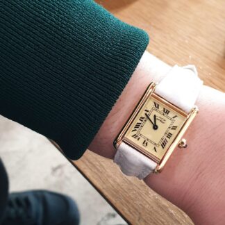 Vintage Cartier Must Tank Vermeil Watch | Champagne Dial | Quartz |