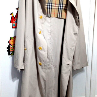 Vintage Manteau Burberry Original Trench Long beige- Se Trensforme En Sac-