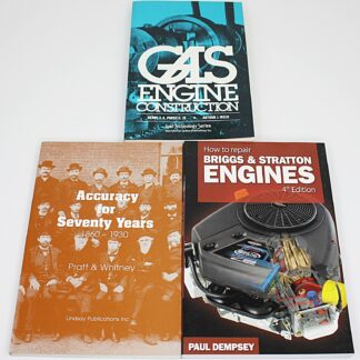 3 Vintage Gas Engine Handbooks Machine Shop Projects Manuals #CM
