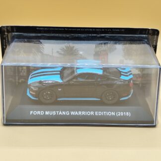 1/43 Ford Mustang Warrior Edition Noir & Bleu 2018 IXO Altaya