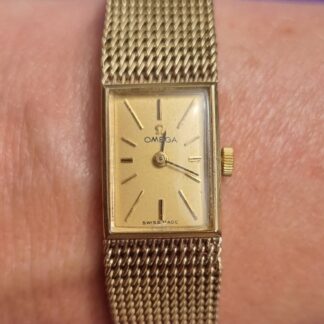 Extremely Rare Vintage Omega Ladies Solid Gold Watch (9ct) 1968