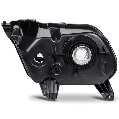 Pair Black Housing For 2010 2011-2013 2014 Ford Mustang Headlights Assembly