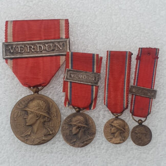 Réduction médaille de Verdun, modèle prudhomme, 14 mm, sans barrette (une seule)
