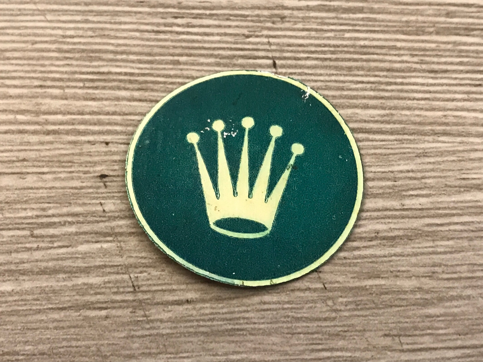 Rolex 1 x vintage case back sticker