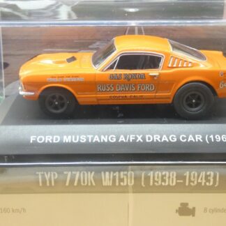 FORD MUSTANG A/FX DRAG CAR 1965 N°30 1/43éme IXO Neuf Boite Origine