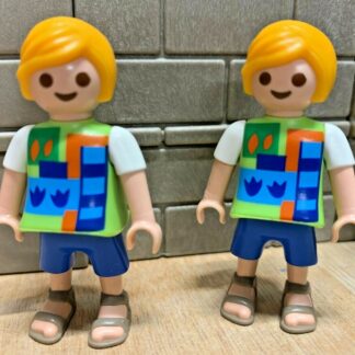 PLAYMOBIL 2 Personnage Enfants Modernes 2 City - pour CUSTOM RARE VINTAGE