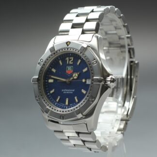 Montre vintage[N MINT++] TAG Heuer Professional 2000 WK1113-1 bleue 38 mm...