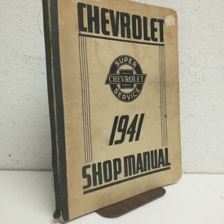 Original Vintage 1941 Chevrolet Shop Manual