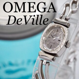 Montre femme vintage OMEGA DeVille, remontage manuel, argent très bon état