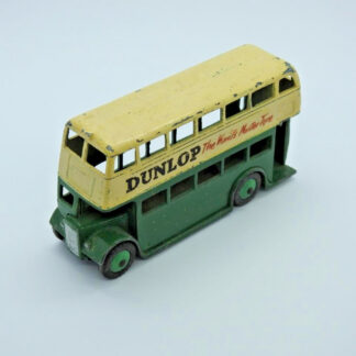 Dinky Toys Meccano Dunlop Double Decker Bus 29c 3ème Type Grille 1954