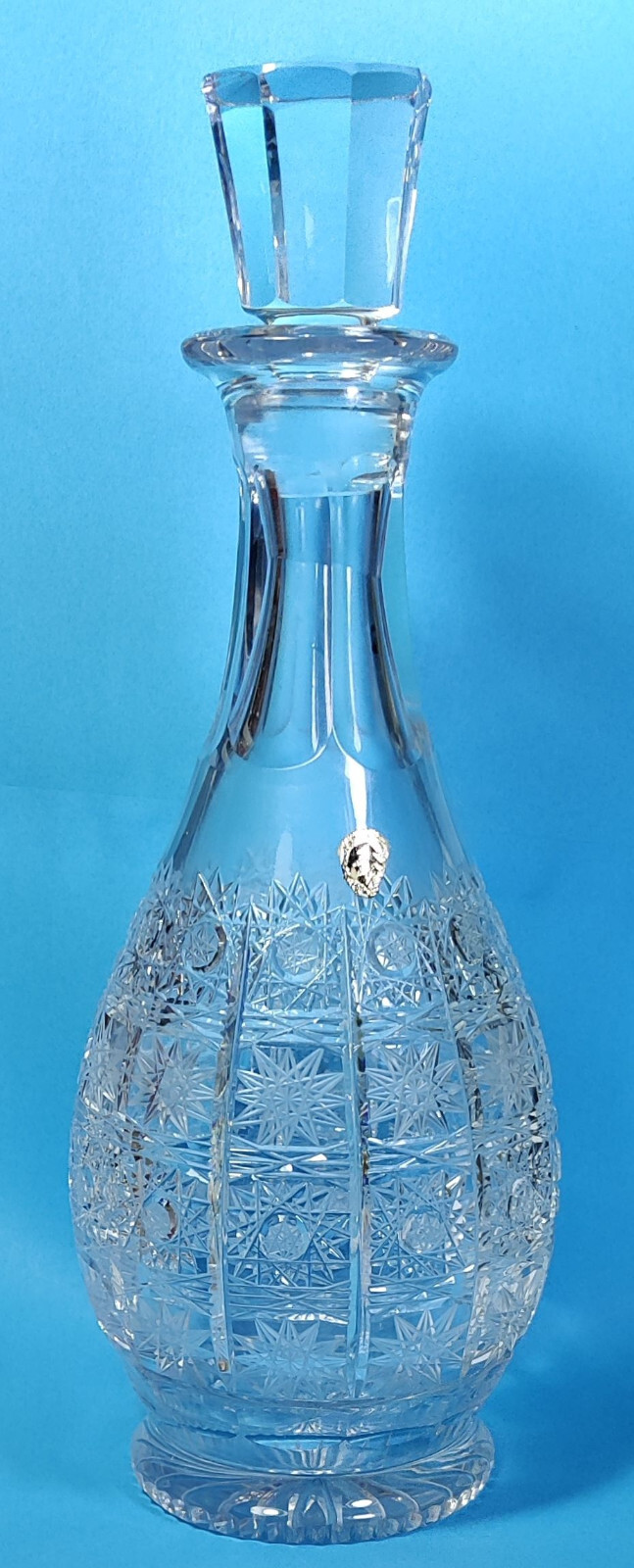 CARAFE VINTAGE EN CRITAL TAILLÉ DE BOHÊME