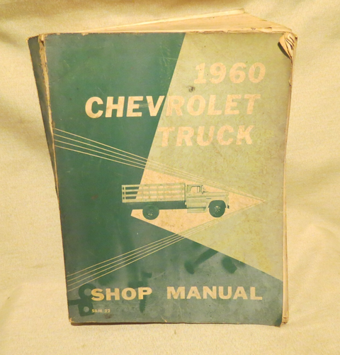 Vtg Original 1960 OEM Chevrolet GM TRUCK Shop Service Manual * Pickup 1959