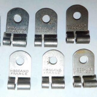 10 RACCORDS DE TRINGLE A ANGLE DROIT réf 212a MECCANO ANNEES 20/50 BOITE 3a à 10