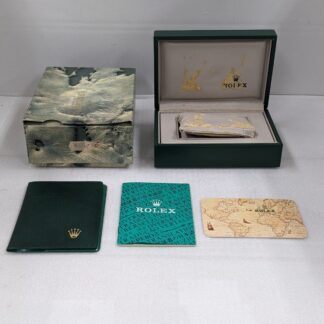 VINTAGE AUTHENTIQUE ROLEX 16233 Datejust boîtier de montre 68.00.2 vert...